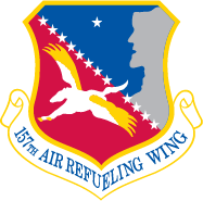 Graphic of the 157th Air Refueling Wing official heraldry